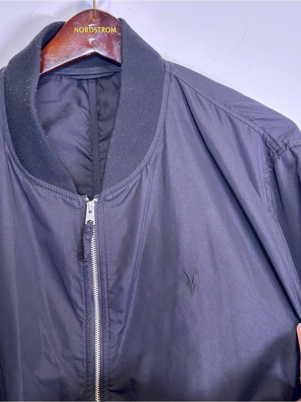AllSaints Bassett Bomber Jacket - Picture 3 of 7